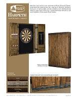 Harpeth Dartboard Cabinet Spec Sheet