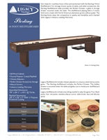 Sterling Shuffleboard Spec Sheet