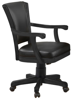 Legacy Billiards Elite Gas Lift Game Chair in Raven Finish