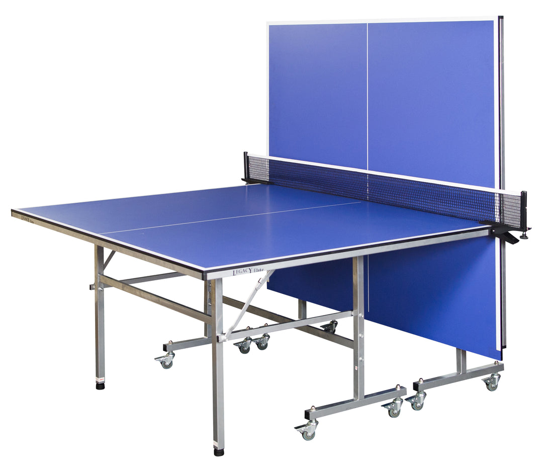 NOGIS Retractable Table Tennis net,Can be clamped on Any Desktop (Suitable  for Tables Less Than 6 feet Long and Less Than 1.8 inches Thick), Blue Gray