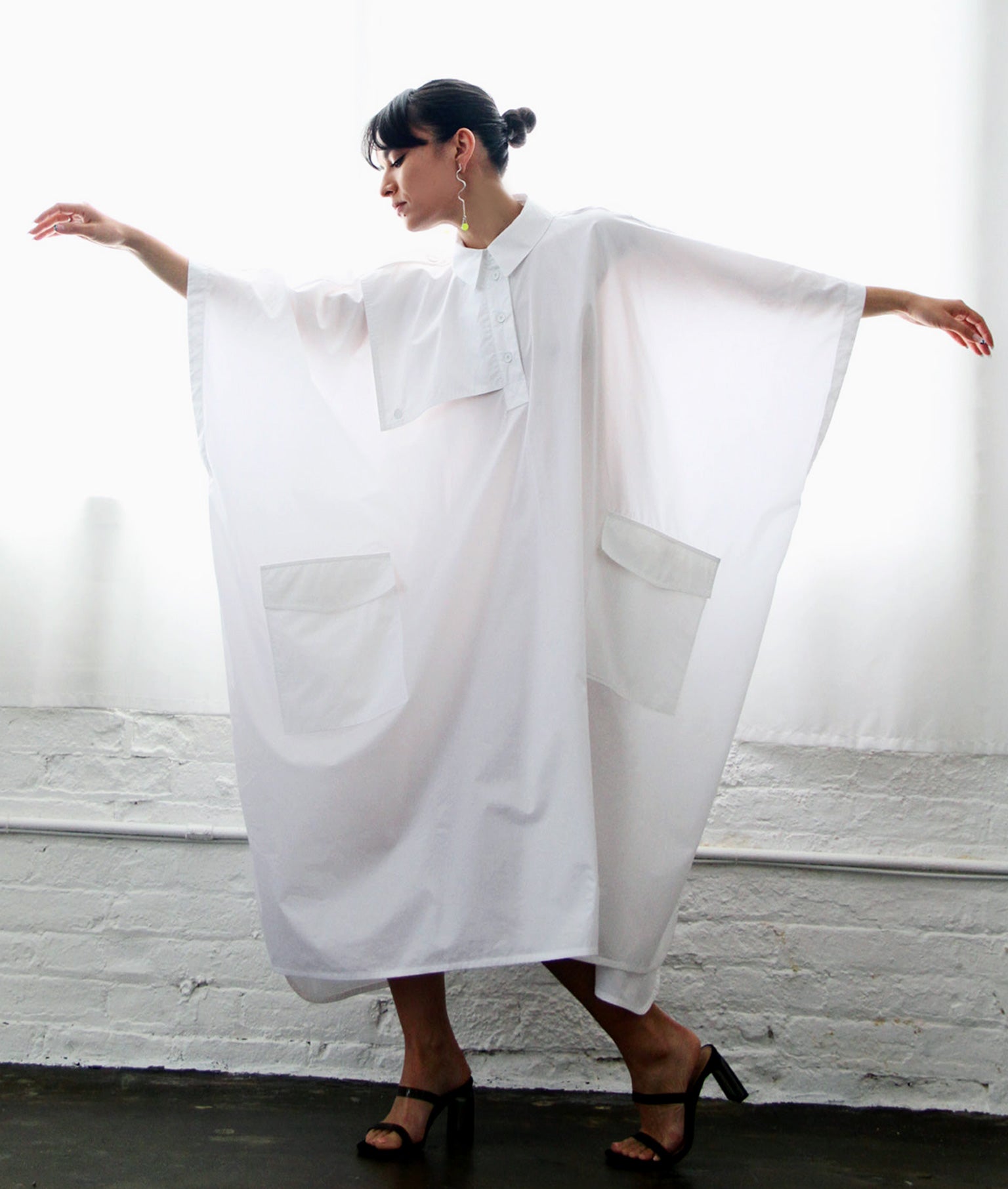 Oversize white dress by Nehera