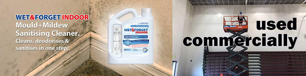 Wet & Forget Indoor Gets Rid of Mould and Mildew Domestically and Commercially