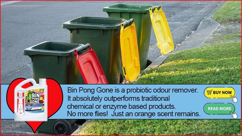 Bin Pong Gone is Perfect to Clean Dirty Smelly Rubbish Bins
