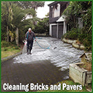 Clean moss and mould off bricks and pavers with with Rapid Application or Wet & Forget Original