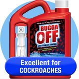 Bugga Off Bug Control for Bugs like Cockroaches & Fleas