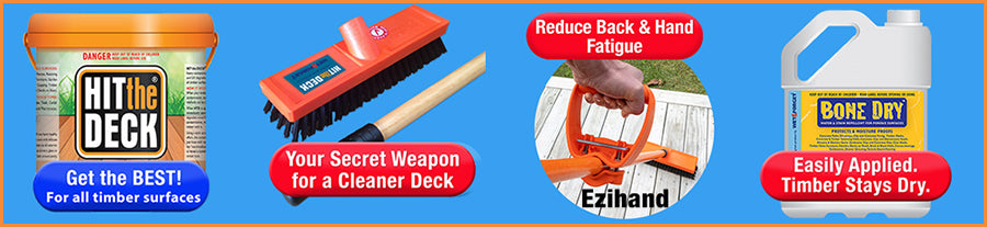 Accessories to Help with 'Hit The Deck' - Wet & Forget's Amazing Deck Cleaner
