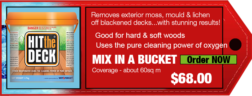 Hit The Deck Gives You Instant Results when Cleaning Your Deck