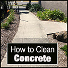 Clean dirty concrete with Rapid Application or Wet & Forget Original