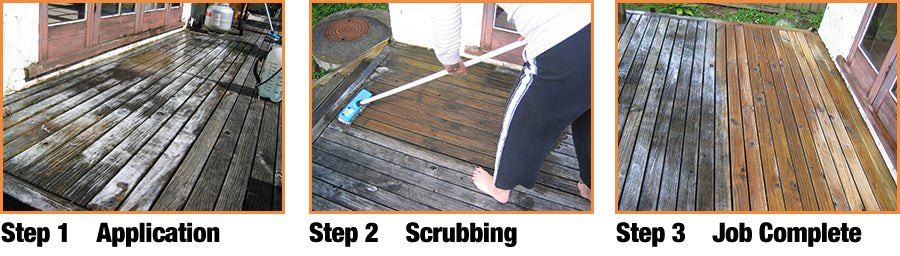 How To Clean Your Dirty deck in 3 Easy Steps