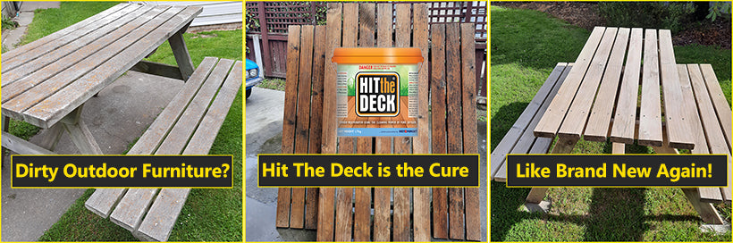 Clean Outdoor Furniture with Hit The Deck