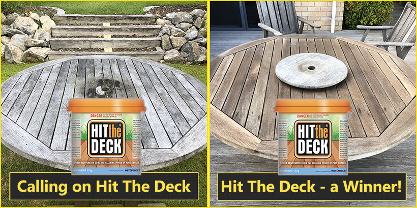 Clean Mould or Mildew Off Outdoor Furniture with Hit The Deck