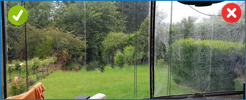 See the Difference When You Use Window Witch Exterior Window Cleaner