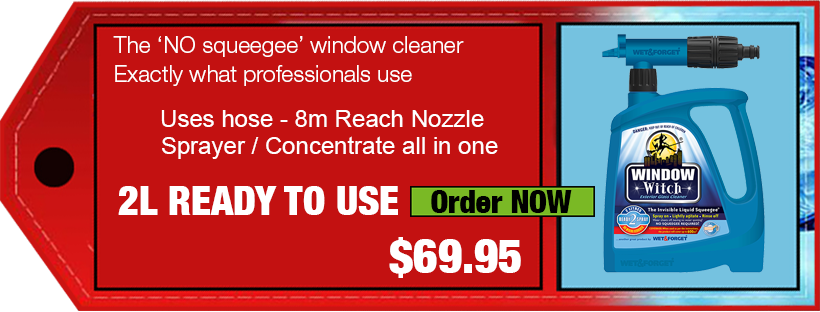 Window Witch Cleans Your Windows Without Having to Squeegee