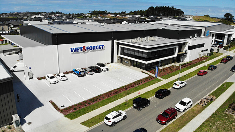 Wet & Forget has a new factory and shop in Silverdale