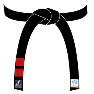 Satin Cotton Black Belt 