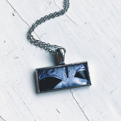 LightSail 2 Rectangular Simple Silver Pendant Necklace by Yugen Tribe for The Planetary Society