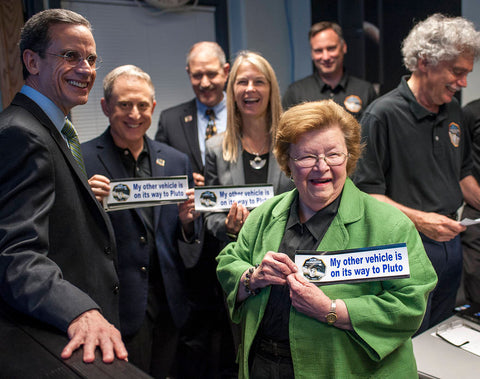 Democratic Maryland Senator Barbara Mikulski at New Horizons Pluto Fly By - Image Credit NASA