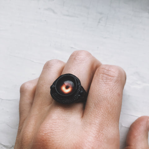 M87 Black Hole Jewelry - Black Hole Ring, Outer Space, Space Exploration STEM jewelry by Yugen Tribe