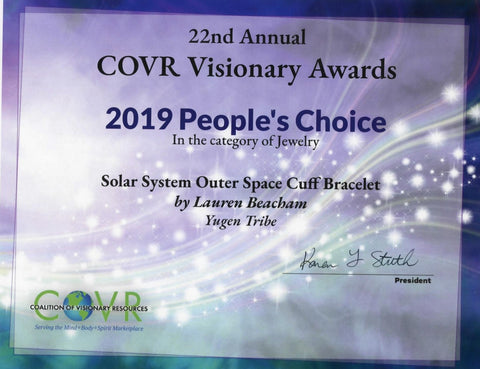 Lauren Beacham Yugen Tribe Solar System Bracelet COVR Award Winning Celestial Jewelry