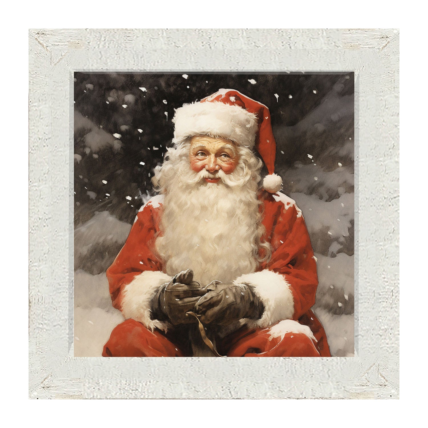 Santa distracted