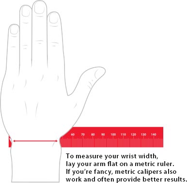 saddle width