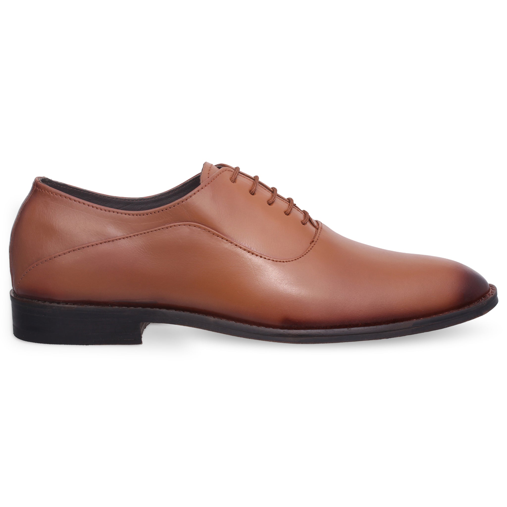 Men's formal Office Shoe Brown Spectator with 5 hole laces Designed by ...