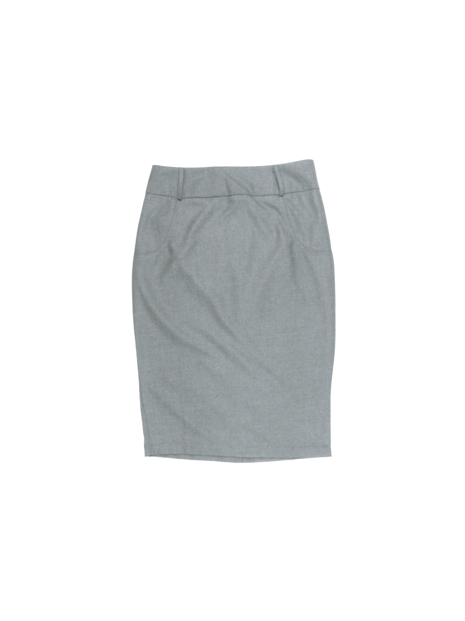 Midi Pencil Skirt - Gray – Cotton Cool