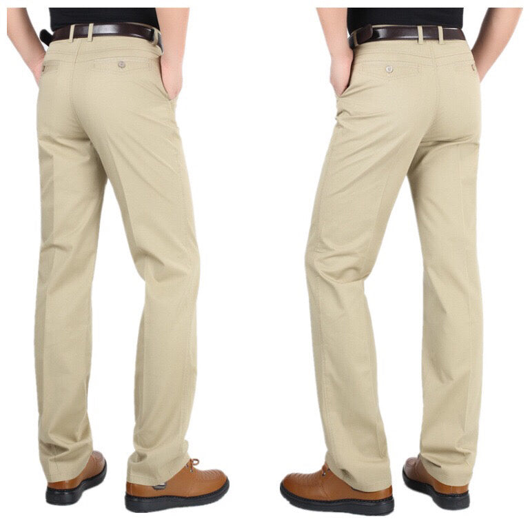 Slim Fit Dress Pant Beige – Cotton Cool