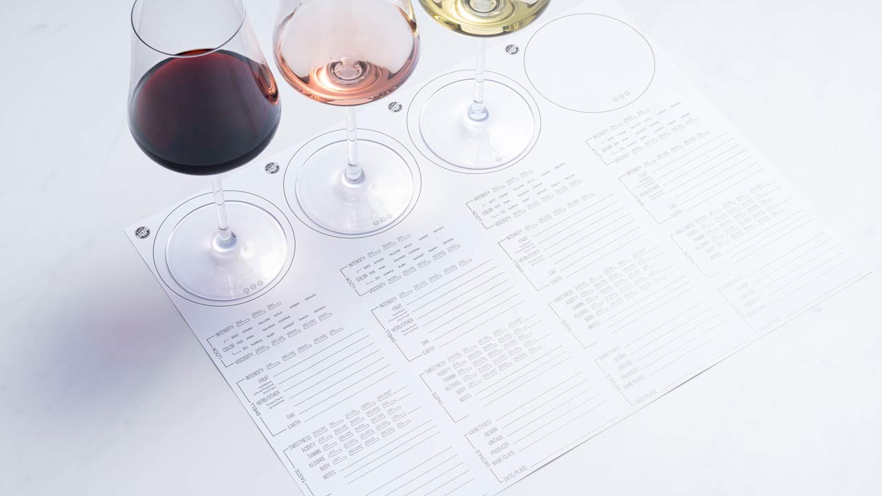 Wine Tasting Placemats