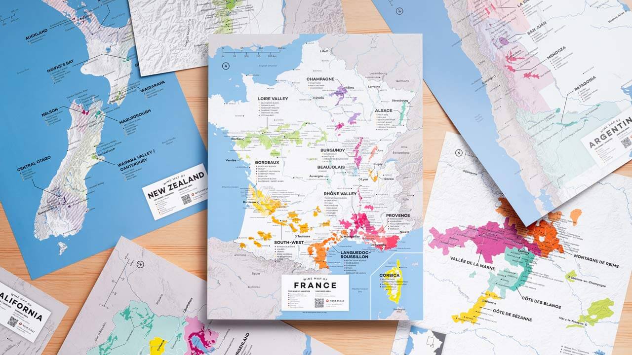 Complete Wine Map Set - Wine Folly