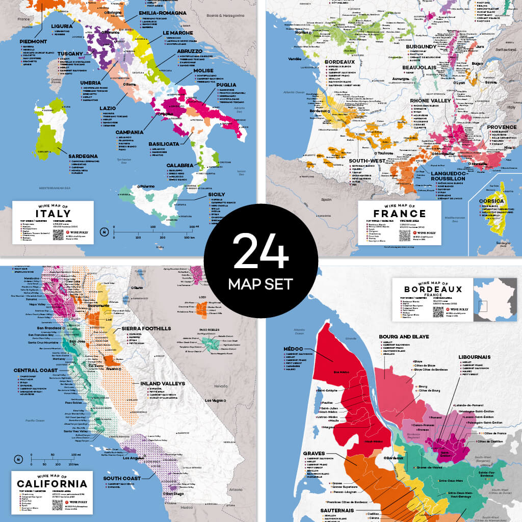 world wine maps