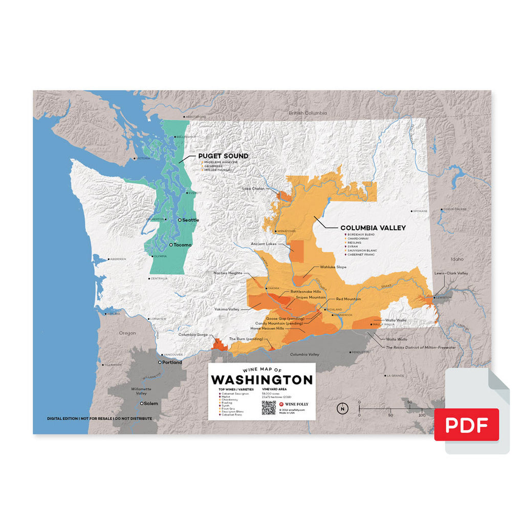 washington wine maps