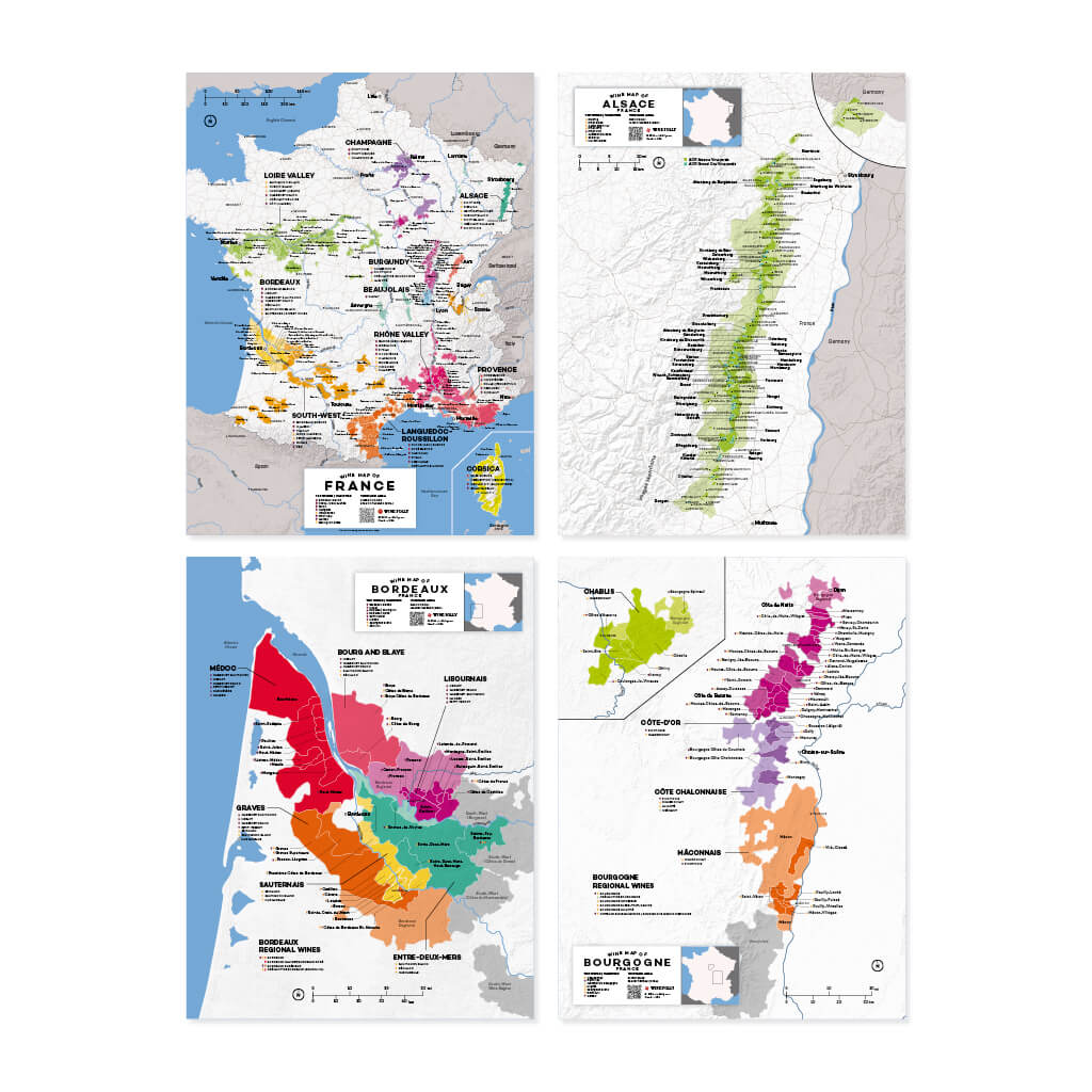 regional wine maps of the world
