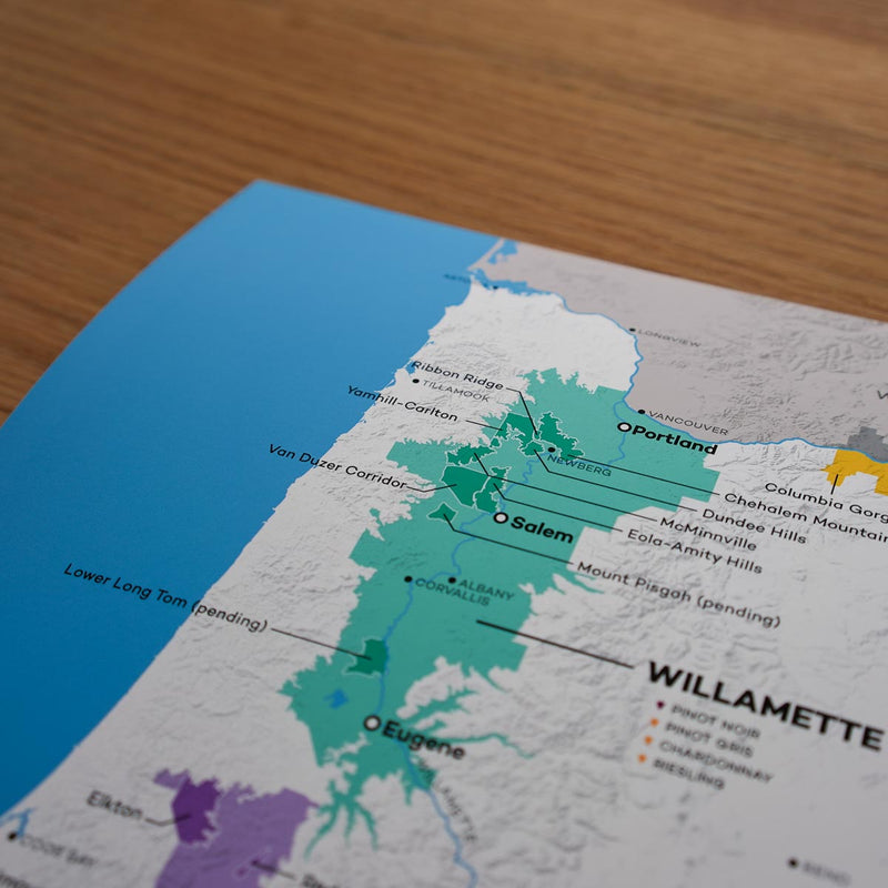 USA Oregon Wine Map Wine Folly   Map Closeup Winefolly Oregon 13 800x 