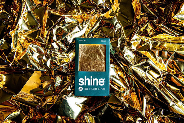 Shine 24K Gold rolling papers