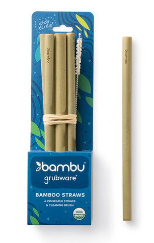 Organic bamboo straws