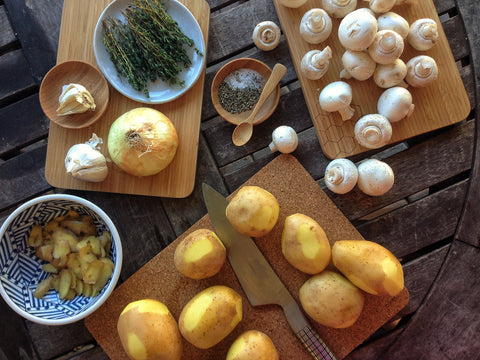 Potato Croquettes - ingredients