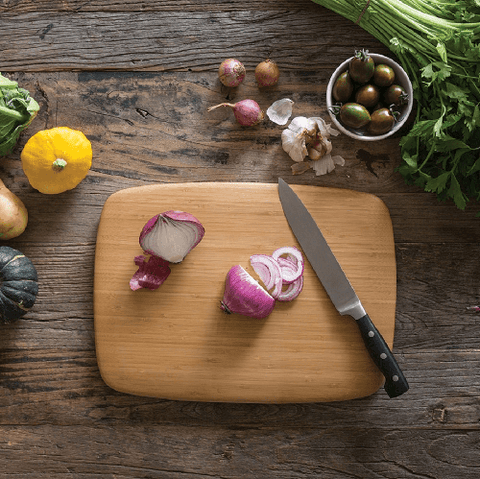 The Towel Under Cutting Board Trick for Kitchen Knife Safety