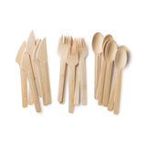 Veneerware bamboo utensils