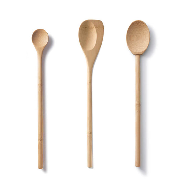 All Purpose Wooden Mixing Spoon -13 - Bamboo Utensils & Flatware - bambu