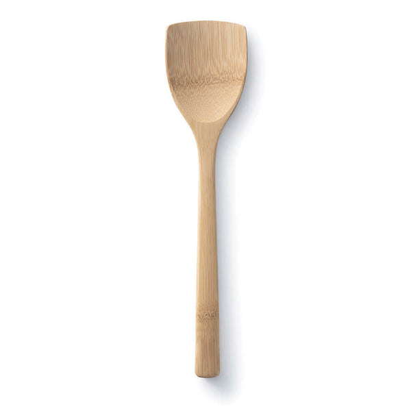 Kitchen Supply Rubber Bowl Scraper with Bamboo Handle