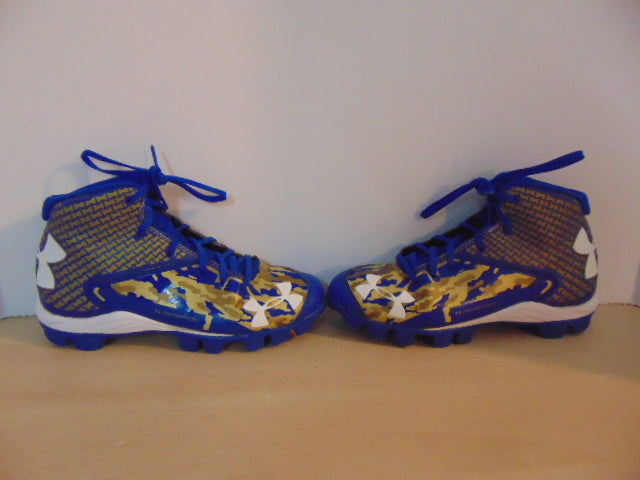 under armour blue and gold shoes