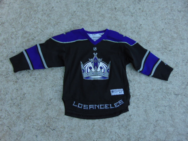 purple and black hockey jersey