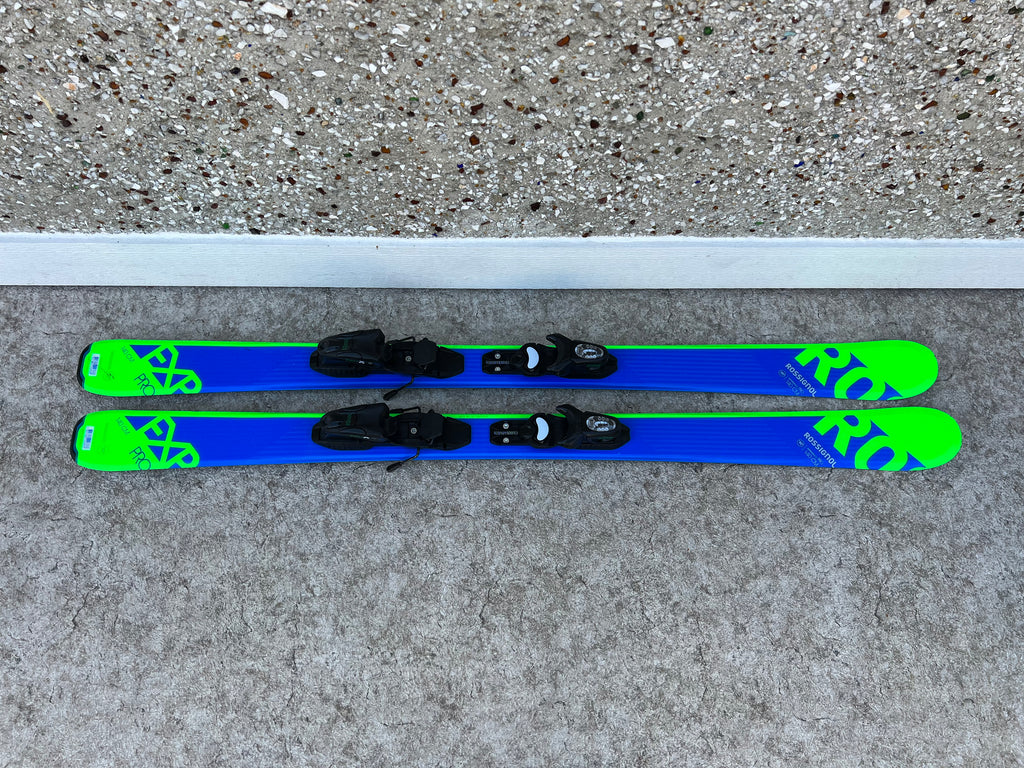 Ski 140 Rossignol Experience Pro Parabolic Blue Lime With Bindings Exc ...