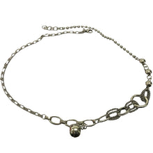 Cargar imagen en el visor de la galería, RIVER Unique Design Sterling Silver Chain Round Pendant Necklace - Bali Lumbung