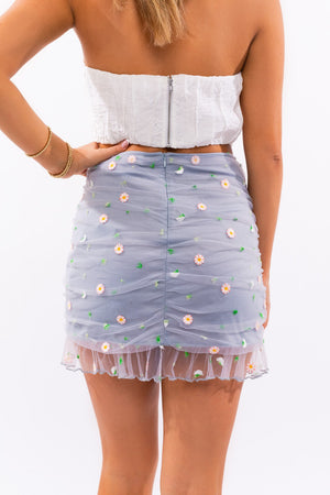 Flower Power Mini Skirt