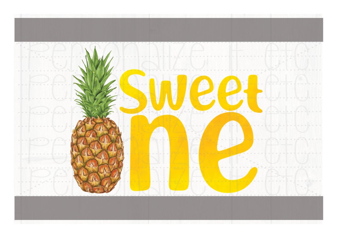 Download Sweet One Pineapple Svg Download For Cricut Personalize It Etc