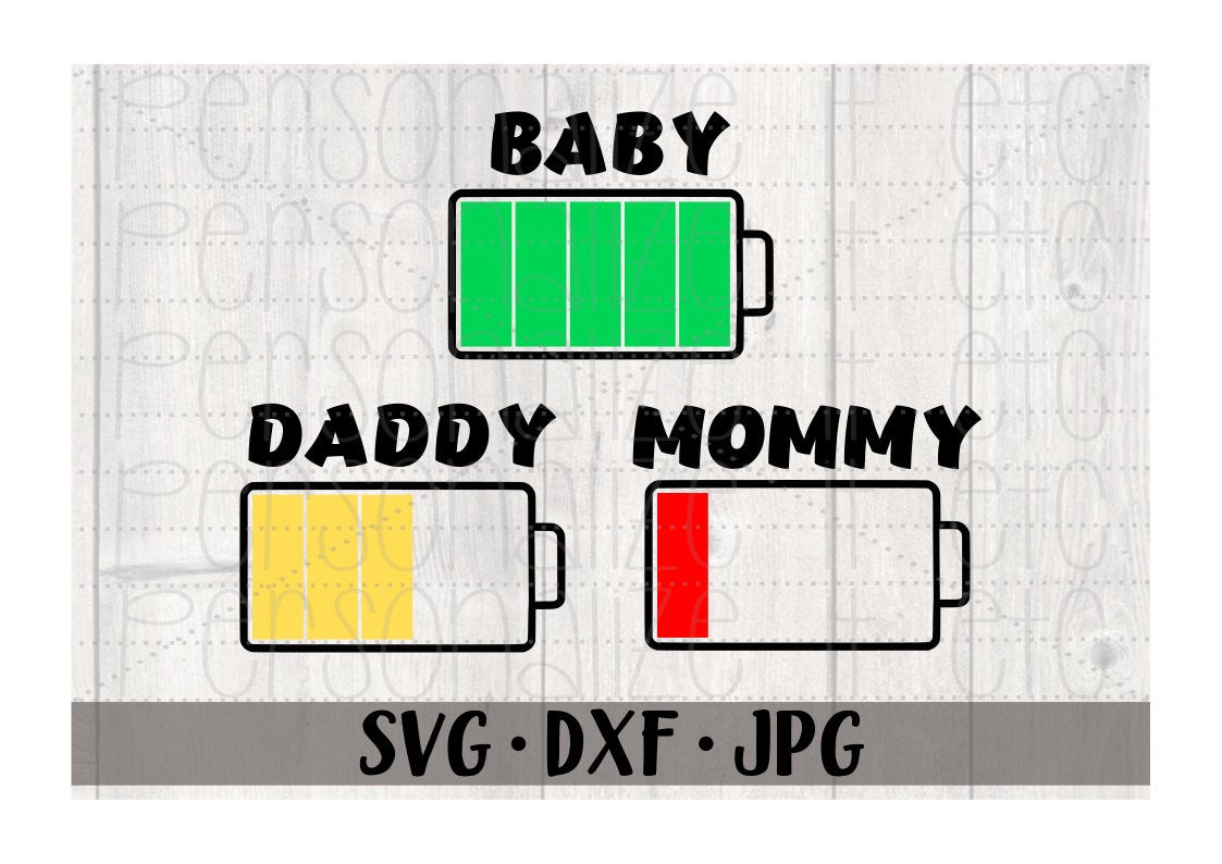 Download Family Battery Life Svg File Personalize It Etc