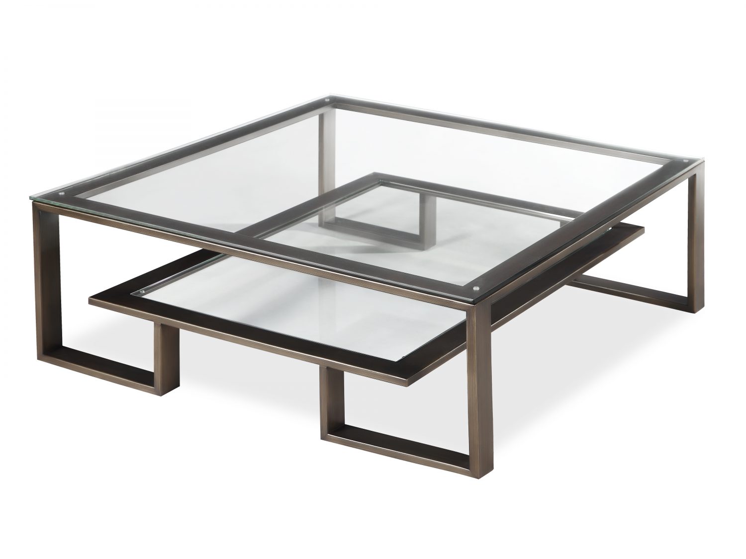 The Mayfair Coffee Table in Brushed Bronze