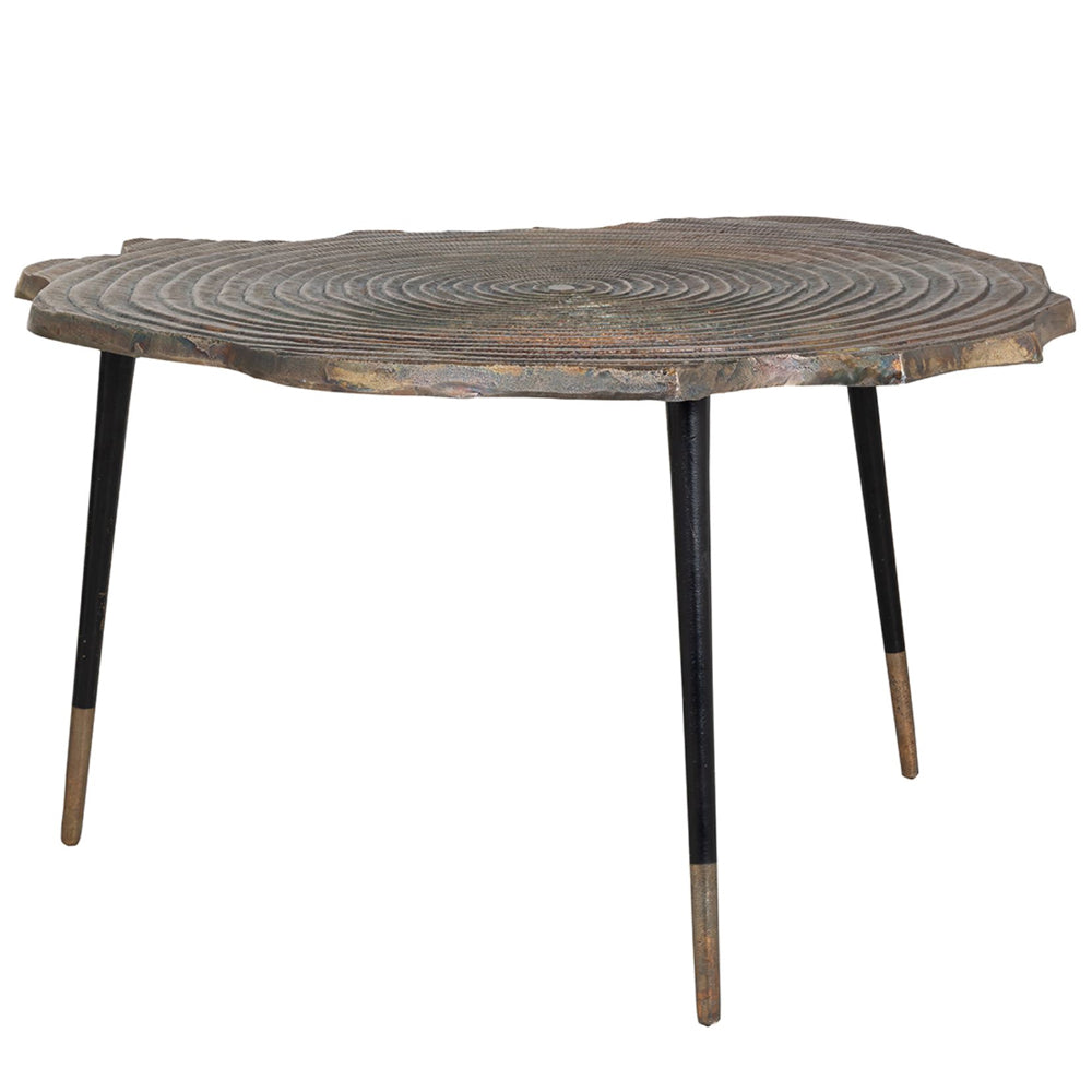 Maple Coffee Table In Aluminium And Iron Shropshire Design